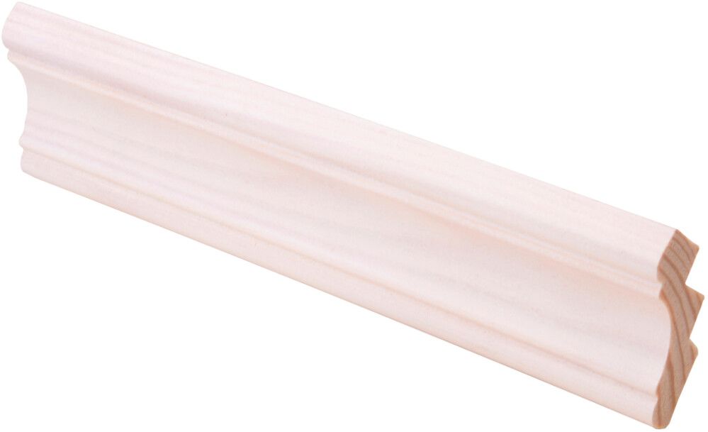 Kattolista Maler Aura 30 x 30 x 2700 mm Mänty Valkolakka