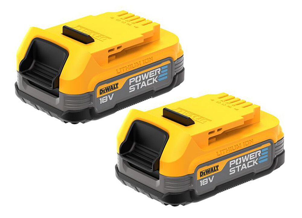 Akkupaketti DeWalt PowerStack DCBP034E2-XJ 18 V 2 x 1,7 Ah