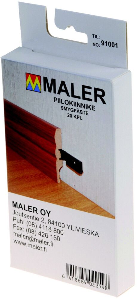 Piilokiinnike Maler 20 kpl