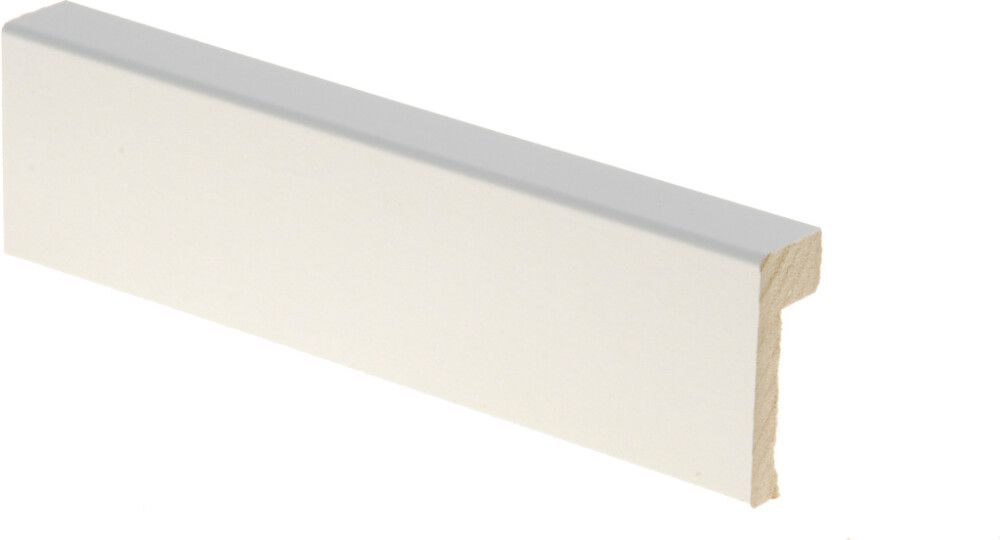 Reunalista Maler 16 x 42 /10 x 2200 MDF valkoinen