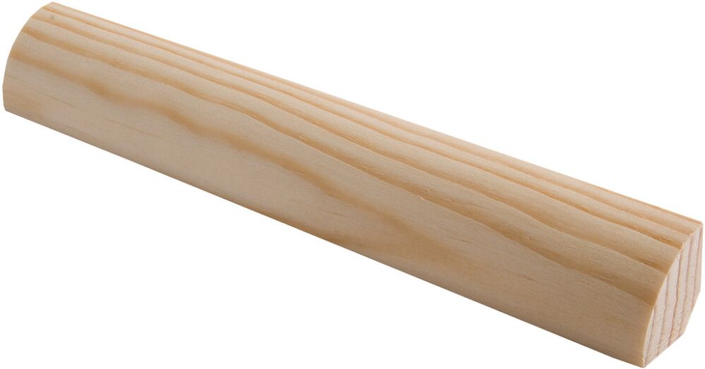 Hobbylista Maler neljännespyöreä mänty puuvalmis 18 x 18 x 1000 mm