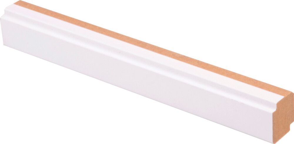 Varjolista Maler 16 x 19 x 2750 mm MDF puhdas valkoinen