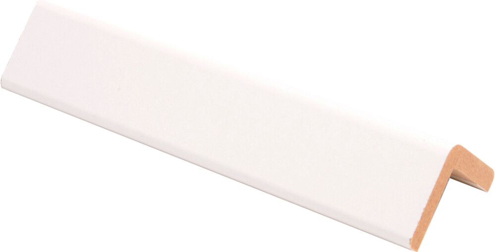 Reunalista Maler 32 x 32 / 28 x 2750 mm HDF valkoinen