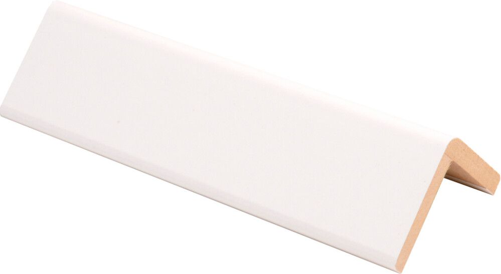 Reunalista Maler Aava HDF mel valkoinen E0 42 x 42/38 x 2750 mm