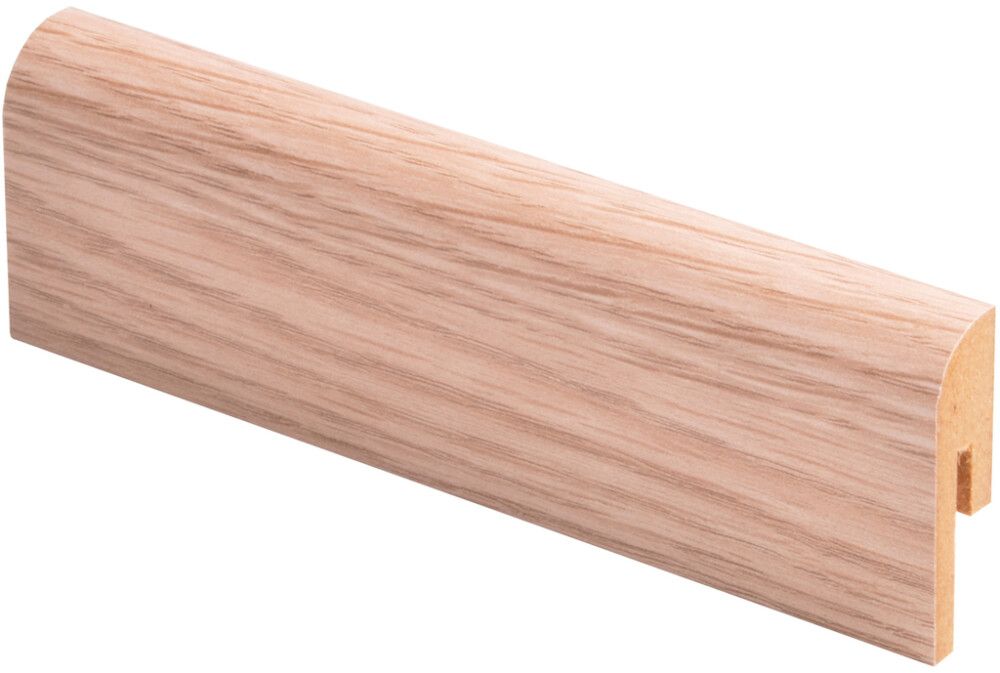 Jalkalista Maler R10 12 x 42 x 2750 mm MDF Valkolakattu Tammi