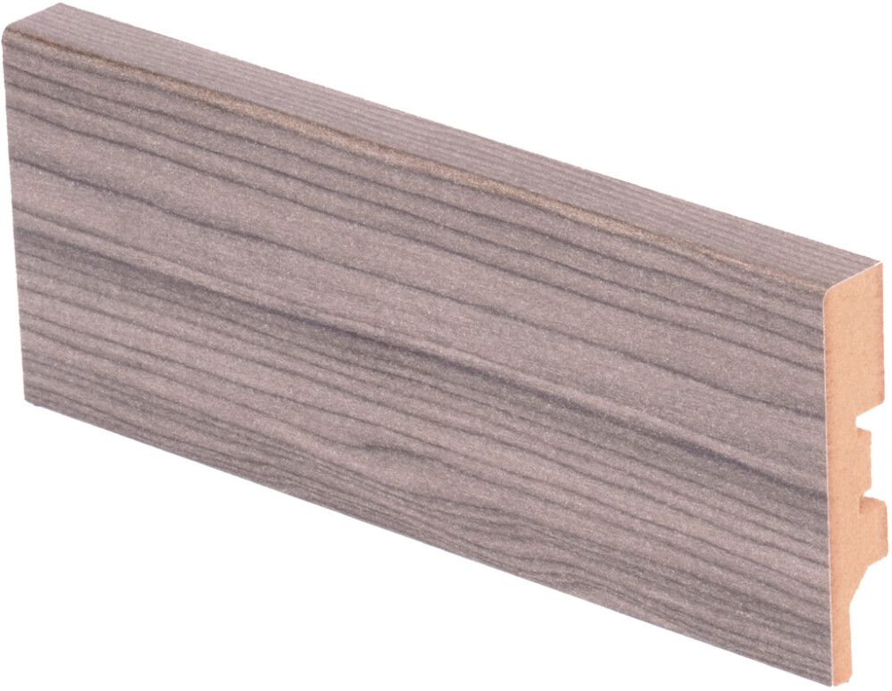 Jalkalista Maler R2 12 x 58 x 2750 mm MDF Harmaa Tammi