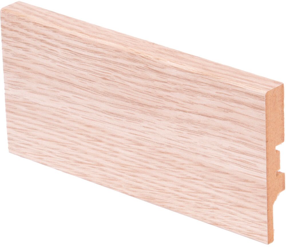 Jalkalista Maler R2 12 x 70 x 2750 mm MDF Valkolakattu Tammi