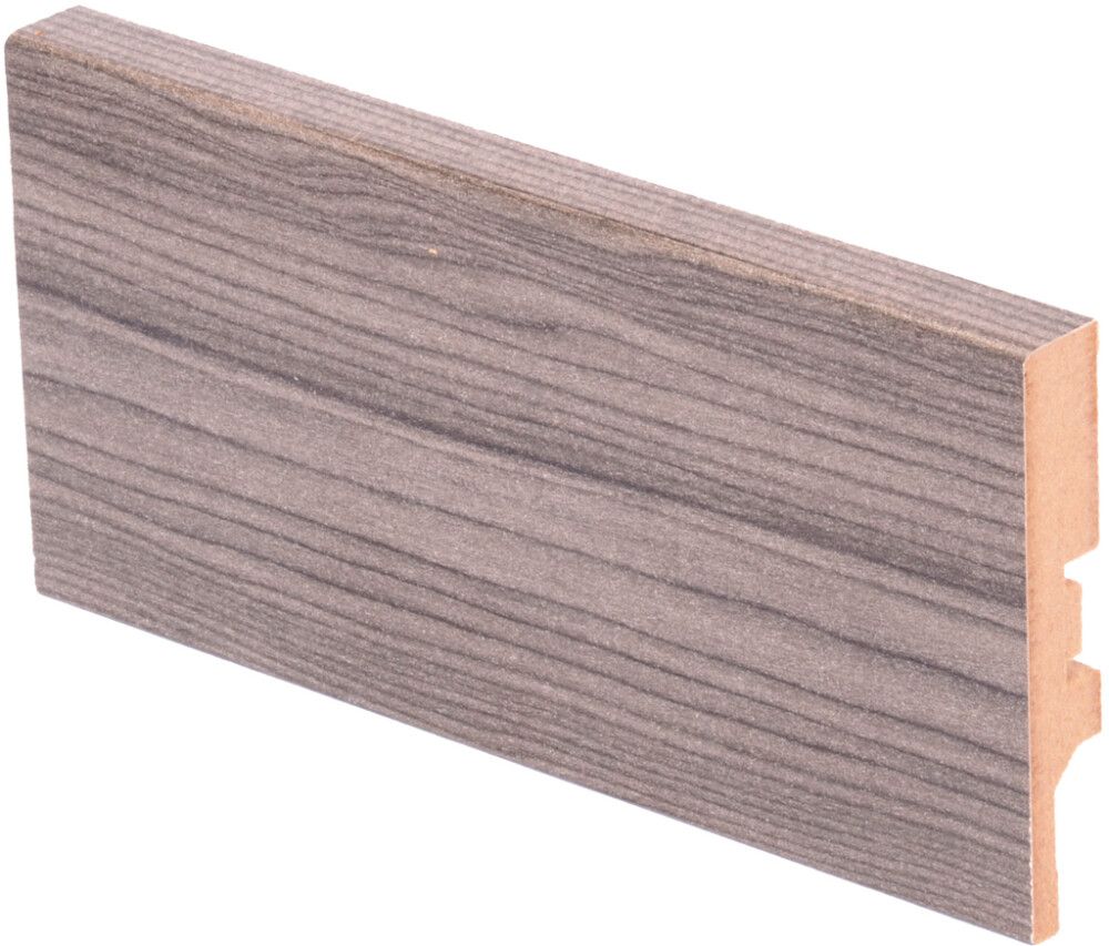 Jalkalista Maler R2 12 x 70 x 2750 mm MDF Harmaa Tammi