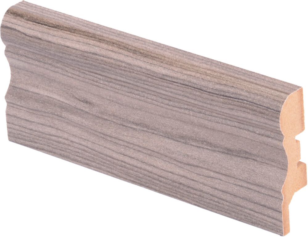 Jalkalista Maler Aura 15 x 60 x 2750 mm MDF Harmaa Tammi