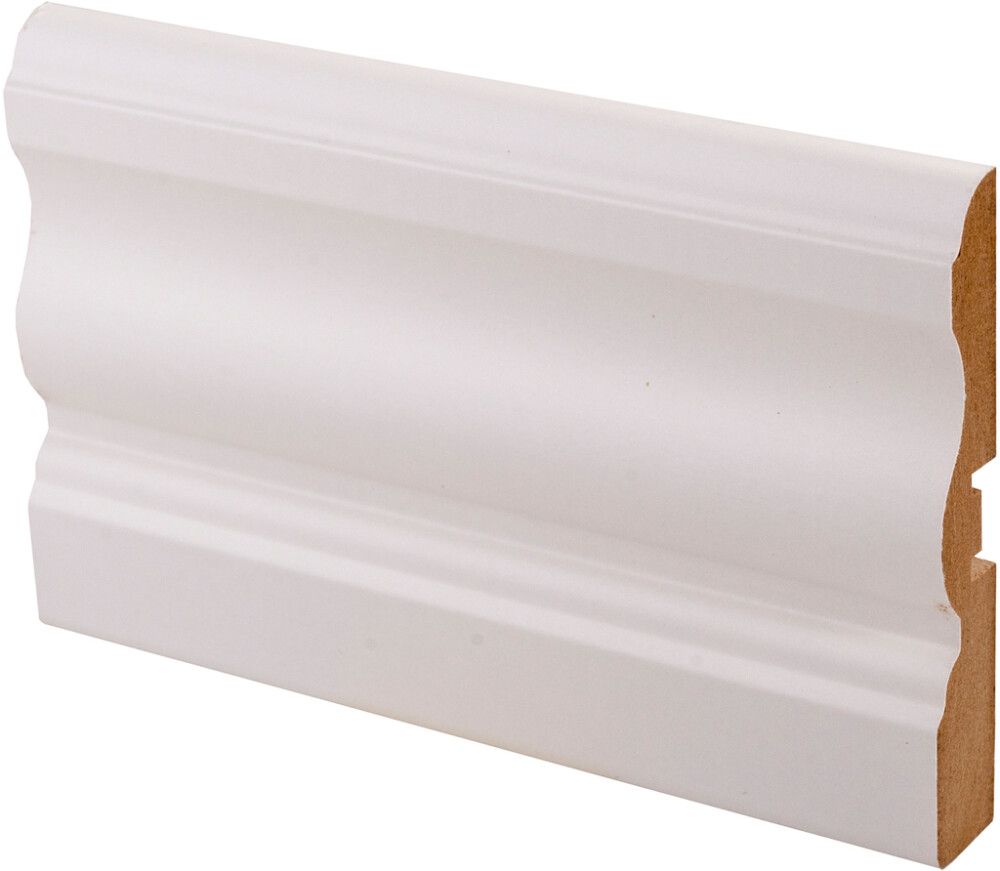 Peitelista Maler Laine 15 x 92 x 2200 mm MDF Valkoinen