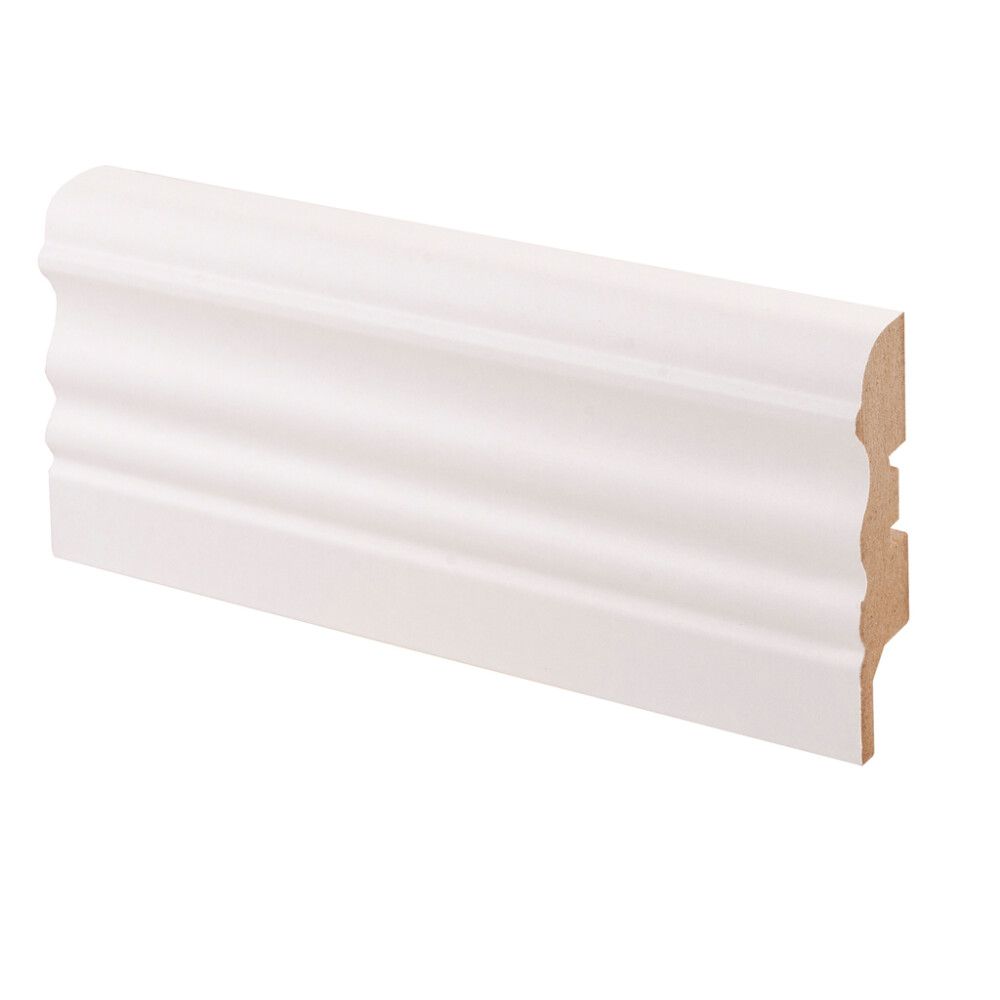 Jalkalista Maler Laine 15 x 65 x 2750 mm MDF Valkoinen