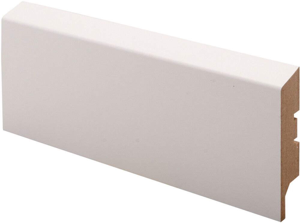 Jalkalista Maler Siru 15 x 65 x 2750 mm MDF Valkoinen