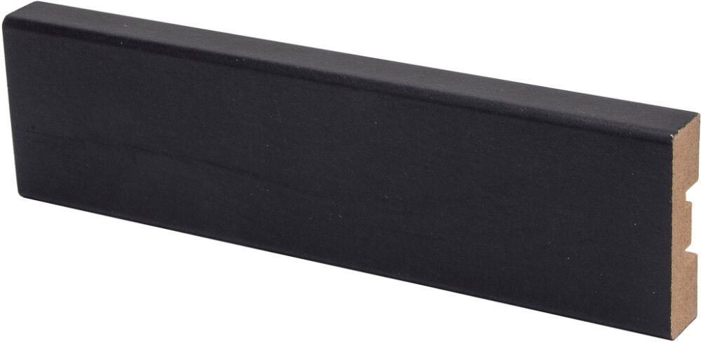 Peitelista Maler 12 x 42 x 3300 mm MDF musta