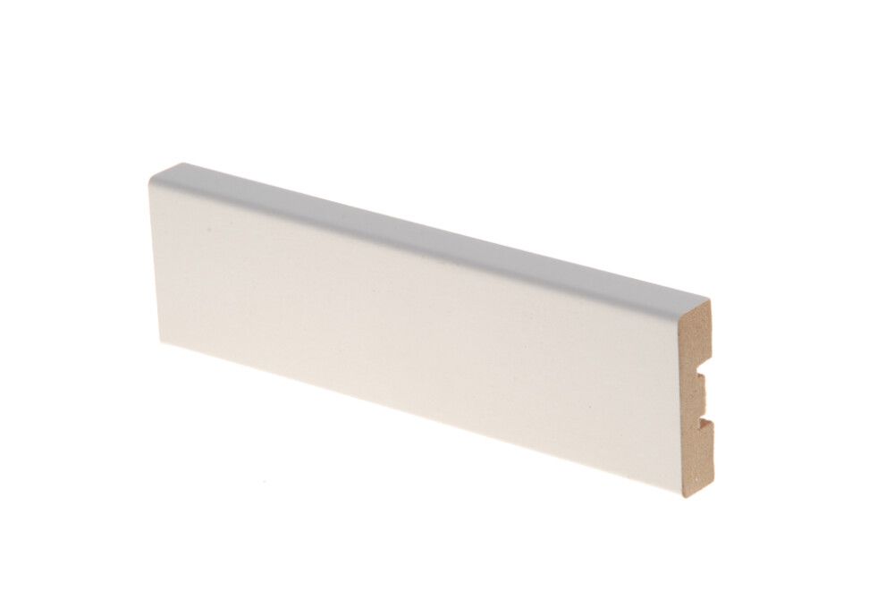Peitelista Maler 12 x 42 x 2200 mm MDF puolikiiltävä valkoinen