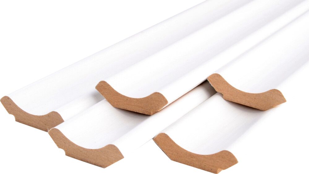 Kattolista Maler Smart Aava MDF puolikiiltävä valkoinen E0 30 x 30 x 2750 mm