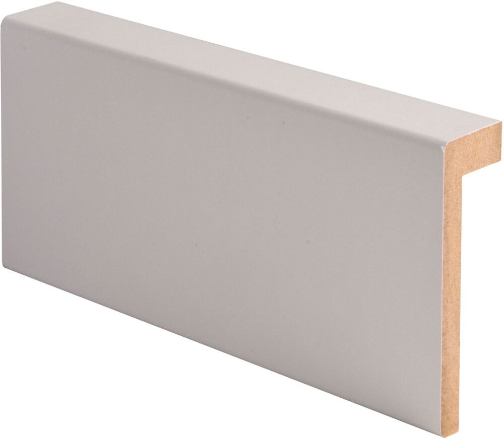 Reunalista Maler 21 x 70/13 x 2200 mm MDF valkoinen