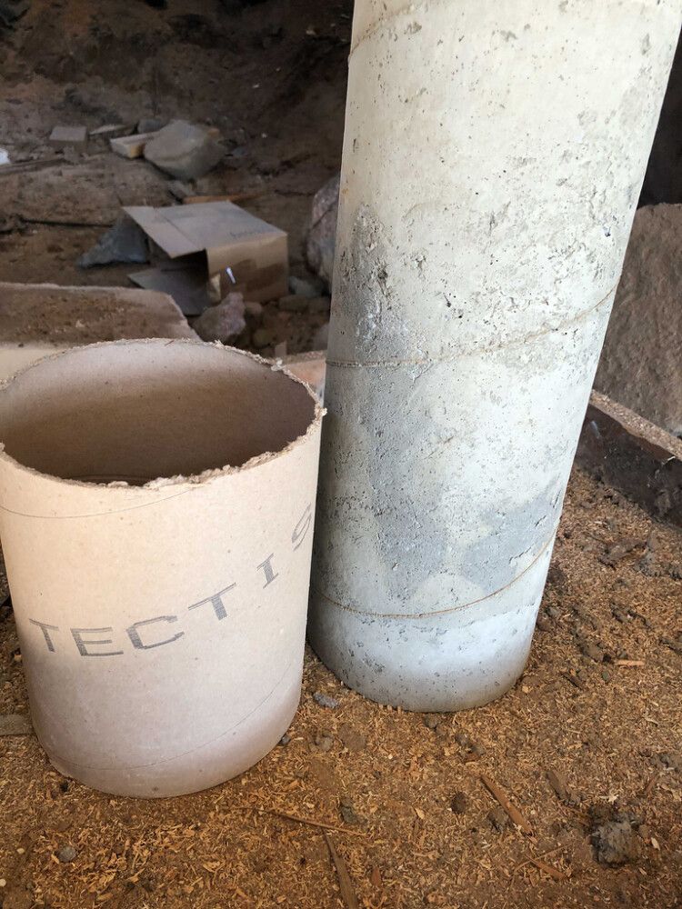 Pilarimuotti Tectis kartonki, eri kokoja