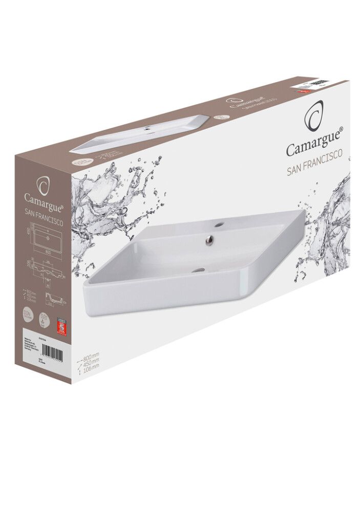 Pesuallas Camargue San Francisco 80 cm Valkoinen