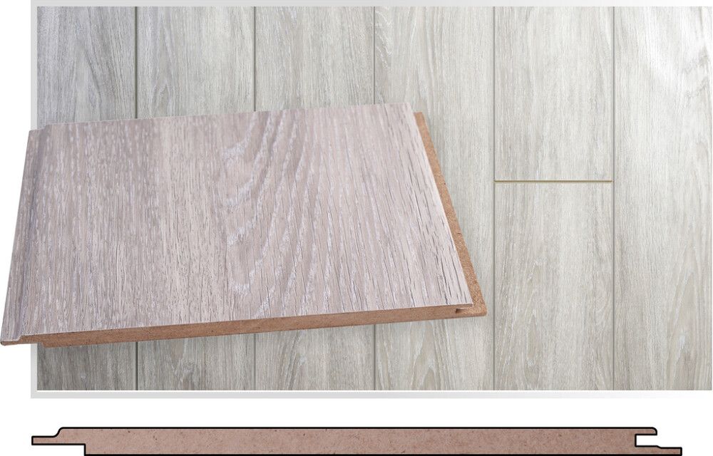 Kattopaneeli Maler MDF Talvi Usva 8 x 185 x 2070 mm