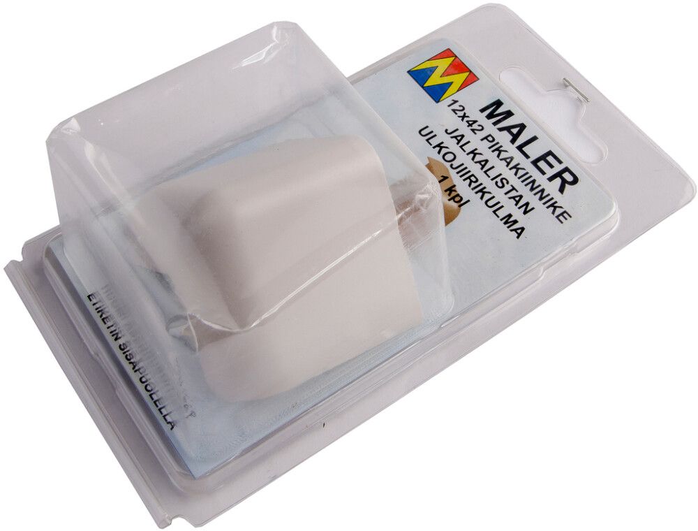 Jalkalistan ulkojiirikulma Maler 1 kpl Harmaa muovi