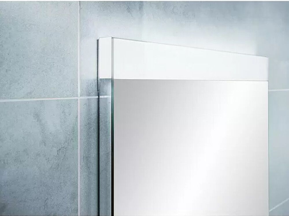 Kalusteryhmä Riva Inka LED-peilillä valkoinen 85 cm