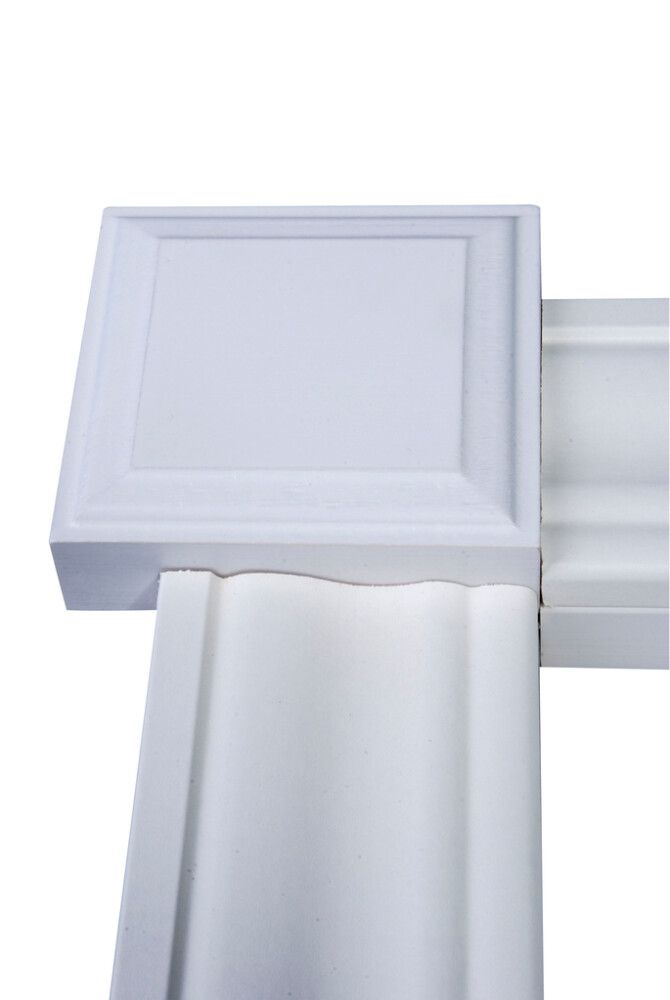 Koristepala Maler MDF Valkoinen 25 x 75 x 75 mm