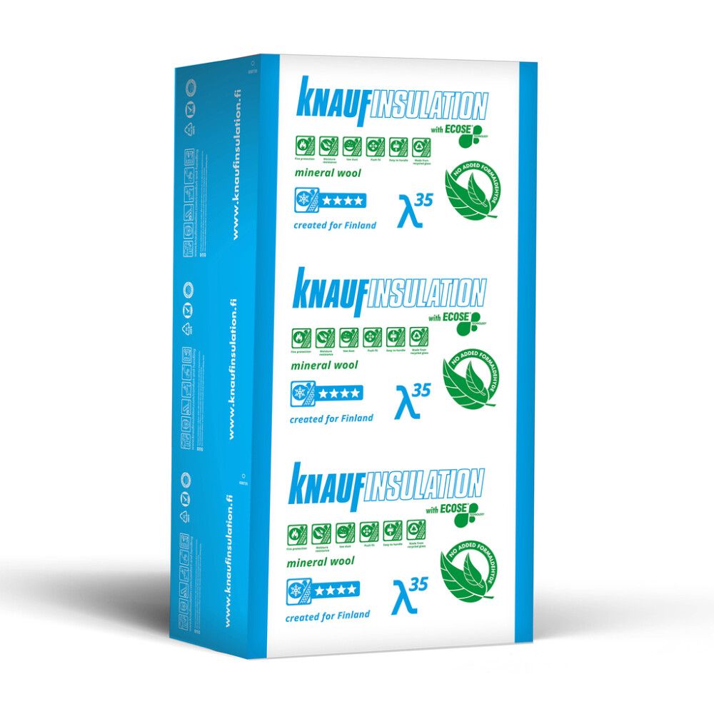 Mineraalivilla Knauf EcoBatt 35 50 x 570 x 870 mm