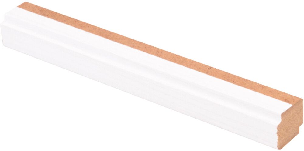 Varjolista Maler 16 x 19 x 2750 mm MDF puolikiiltävä valkoinen