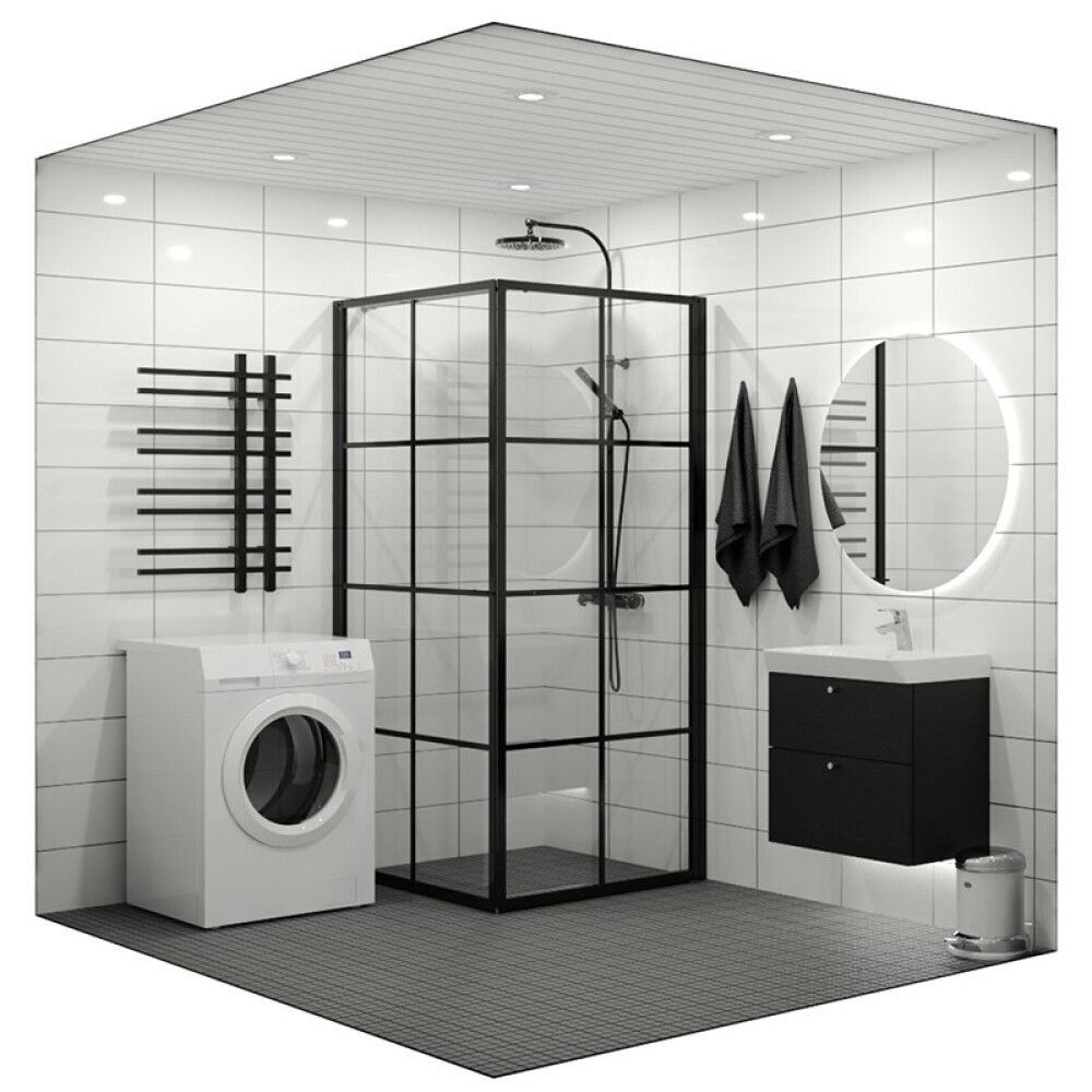 Seinälaatta Saana kiiltävä valkoinen 20 x 40 cm