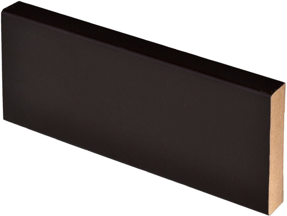 Peitelista Maler 12 x 58 x 3300 mm MDF musta