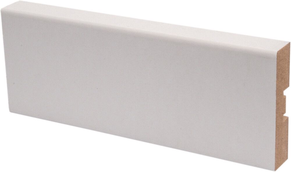 Peitelista Maler 15 x 58 x 2200 mm MDF Valkoinen