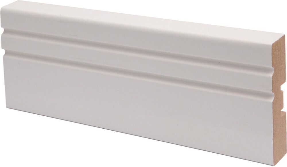 Peitelista Maler Jana 15 x 58 x 2200 mm MDF valkoinen