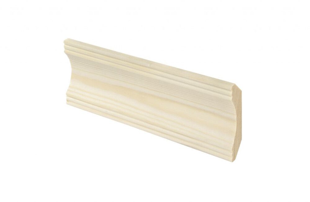 Kattolista Maler Aura puuvalmis 42 x 42 x 2750 mm