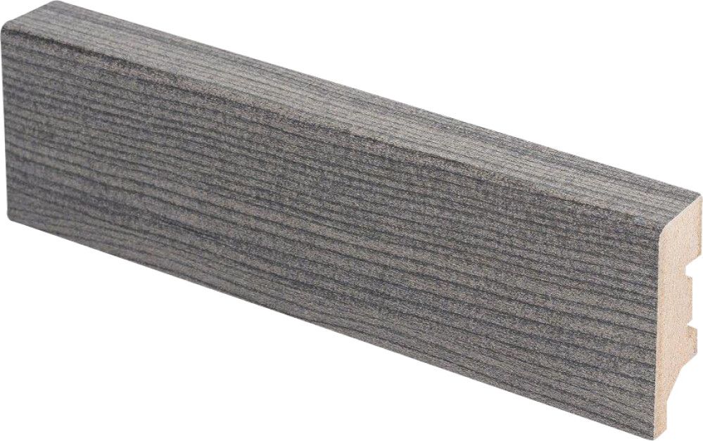 Jalkalista Maler R2 15 x 42 x 2750 mm MDF Harmaa Tammi