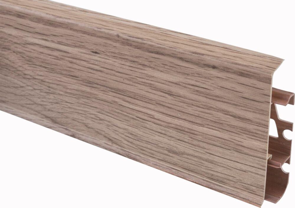 Jalkalista Maler PVC Valkotammi 22 x 75 x 2500 mm