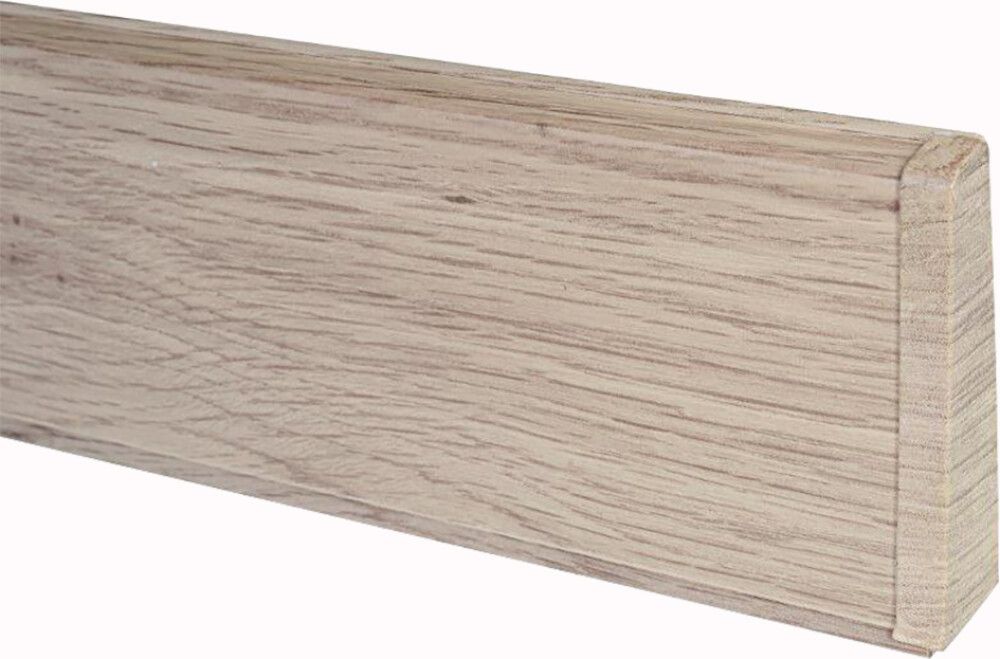 Jalkalistan päätykappale Maler PVC Valkotammi Oikea 22 x 75 mm