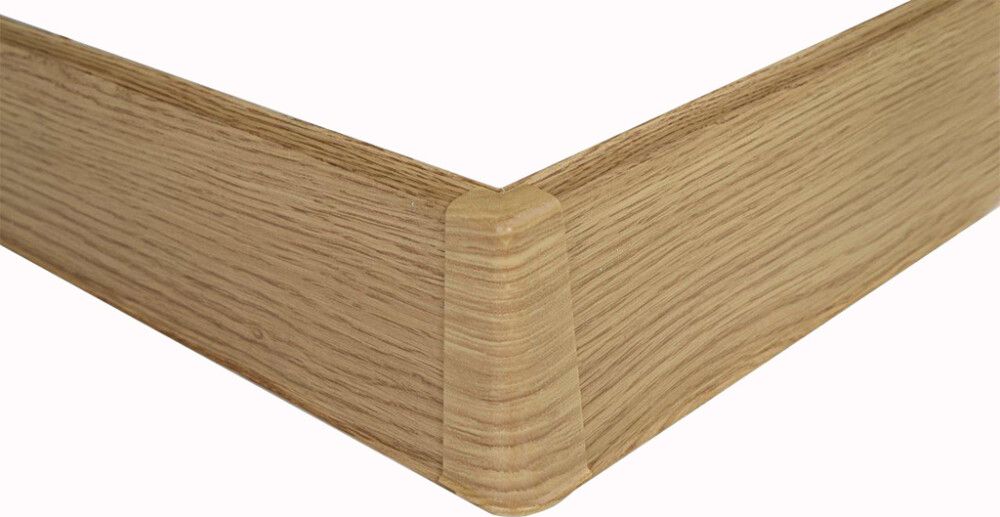 Jalkalistan ulkonurkka Maler PVC Tammi 22 x 75 mm