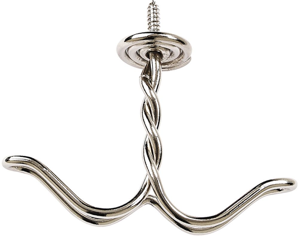 Vaatekoukku Habo 27 Niklattu