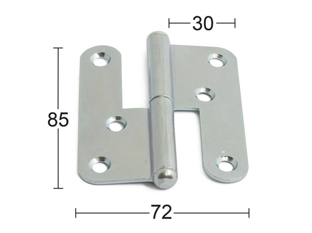 Nostosarana Habo 1222 oikea sähkösinkitty 85 mm 2 kpl/pkt