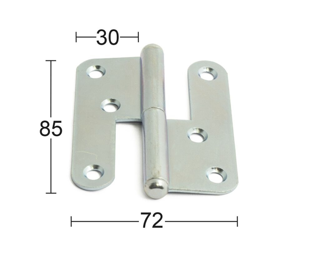 Nostosarana Habo 1222 vasen sähkösinkitty 85 mm 2 kpl/pkt