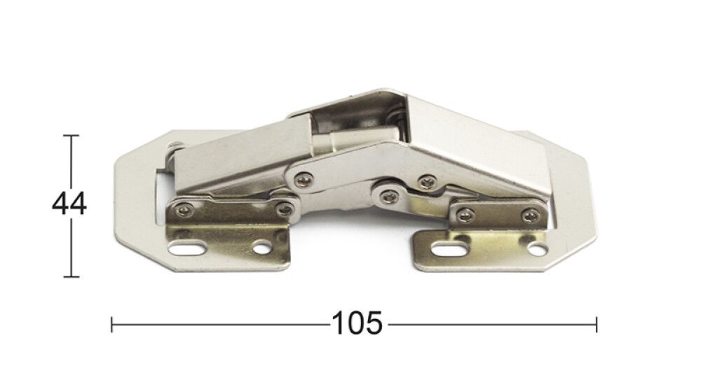 Kalustesarana Habo 343 teräs 105 x 44 mm 2 kpl/pkt