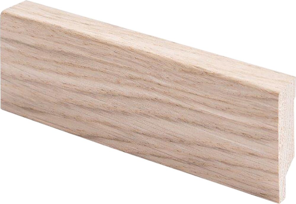 Jalkalista Maler 16 x 42 x 2700 mm Viilu Tammi Puuvalmis