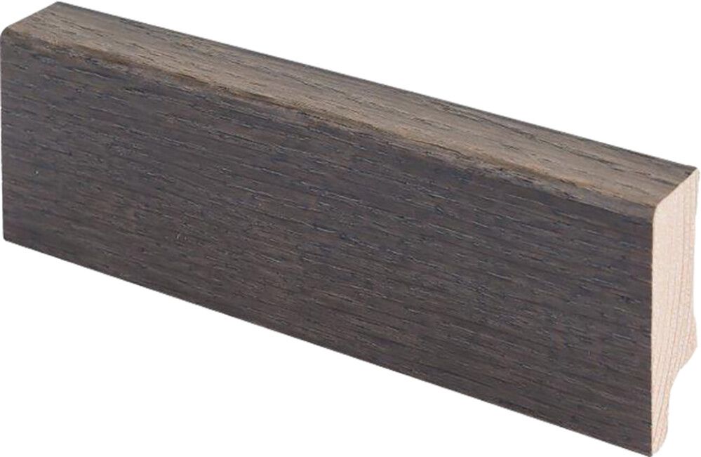 Jalkalista Maler 16 x 42 x 2700 mm Viilu Tammi Harmaalakattu