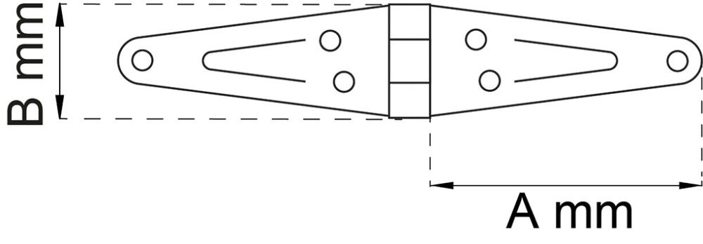 A-sarana Habo 714 teräs 140 mm