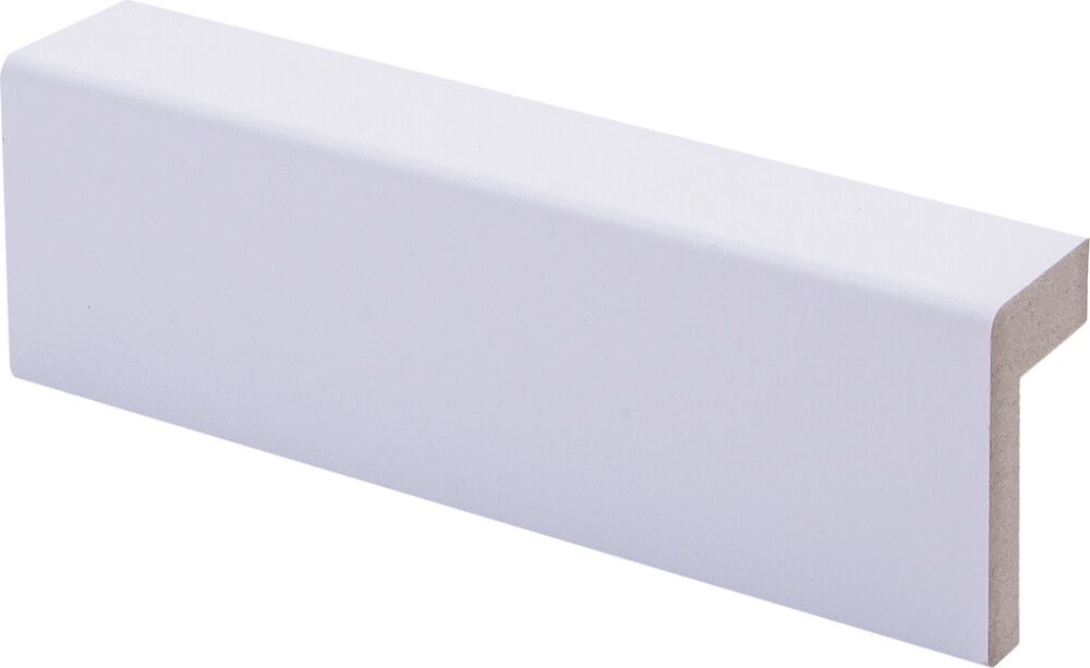 Reunalista Maler MDF 21 x 42/13 x 2200 mm Puhdas Valkoinen