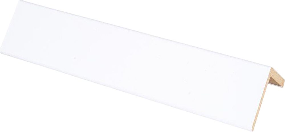 Reunalista Maler HDF 32 x 32/28 x 2800 mm Puhdas Valkoinen