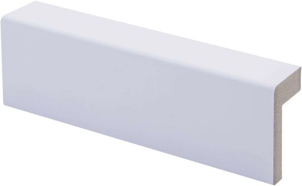 Reunalista Maler Aava MDF 21 x 58/13 x 2200 mm Mel puhdas valkoinen