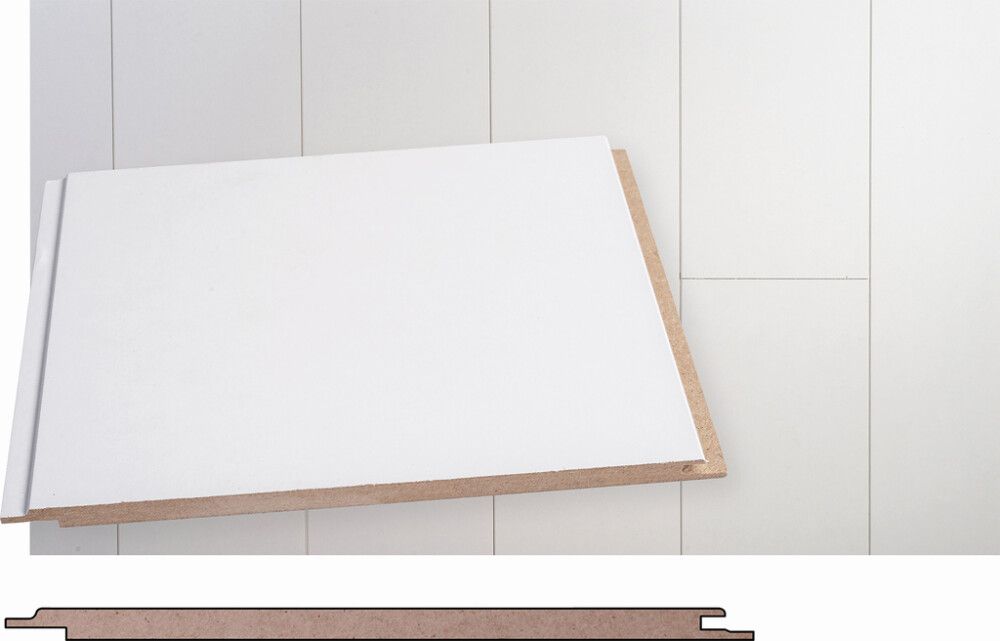 Sisustuspaneeli Maler MDF Smart Valkoinen 8 x 195 x 2070 mm