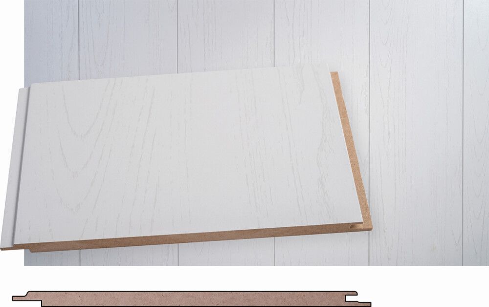 Sisustuspaneeli Maler MDF Smart Hopeakoivu 8 x 195 x 2070 mm