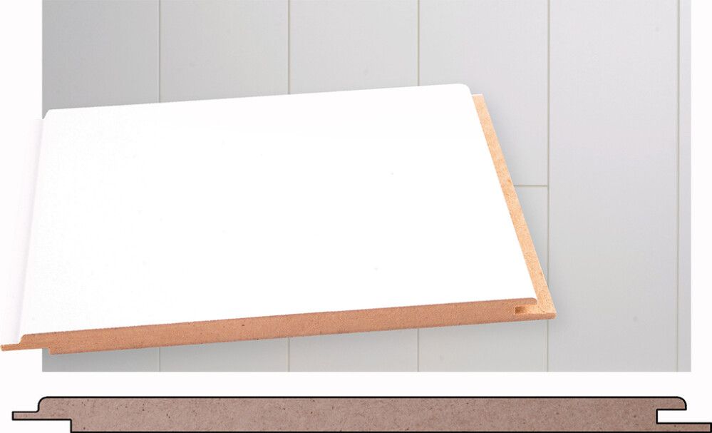 Sisustuspaneeli Maler MDF Valkoinen STP-0 10 x 195 x 2070 mm